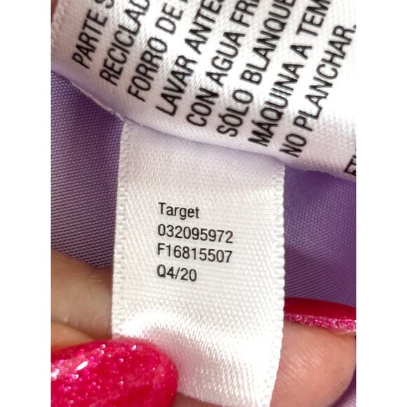 Cat & Jack Girls’ Dress S 6/6X Lavender Ruffled Cap Sleeves Daisy Overlays Party - Picture 6 of 9